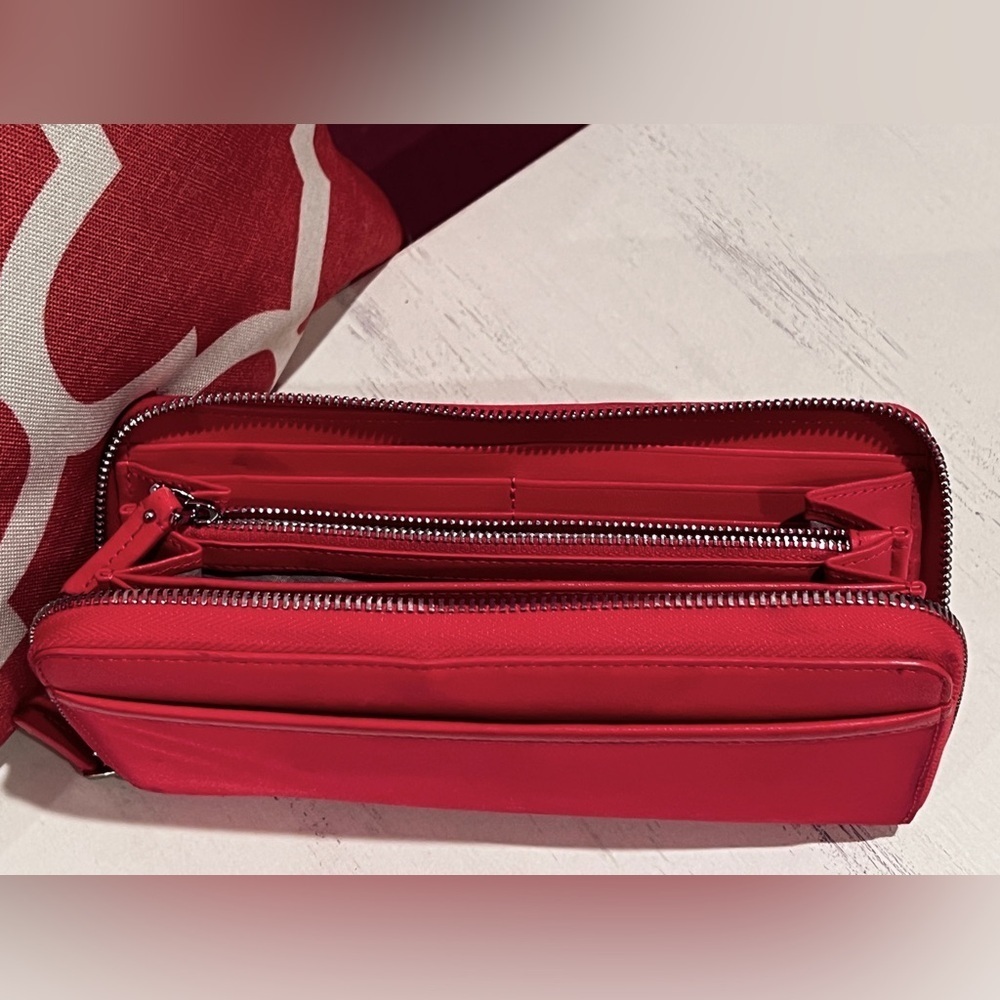 Tumi Bags | Voyageur Travel Wallet - Coral / Cherry - Picture 4 of 7